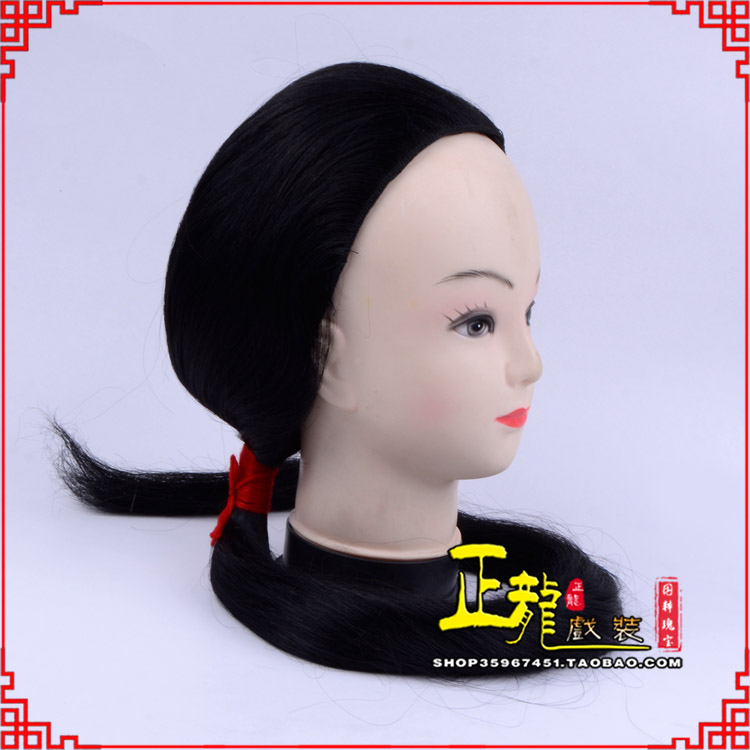 肇东古装影视演出头套花旦假发 真发古装发