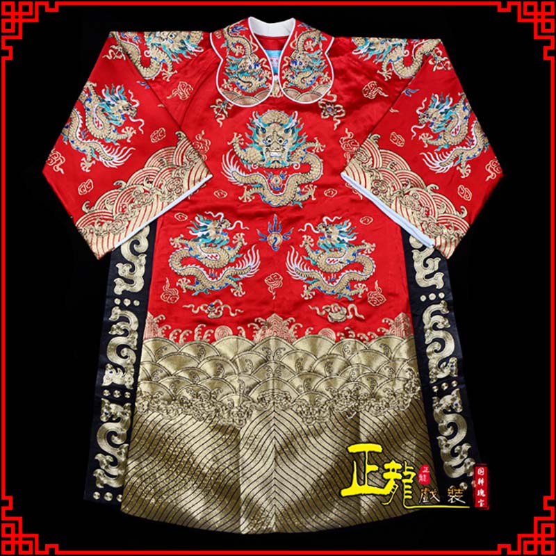 肇东皇帝蟒袍全金八宝团龙蟒