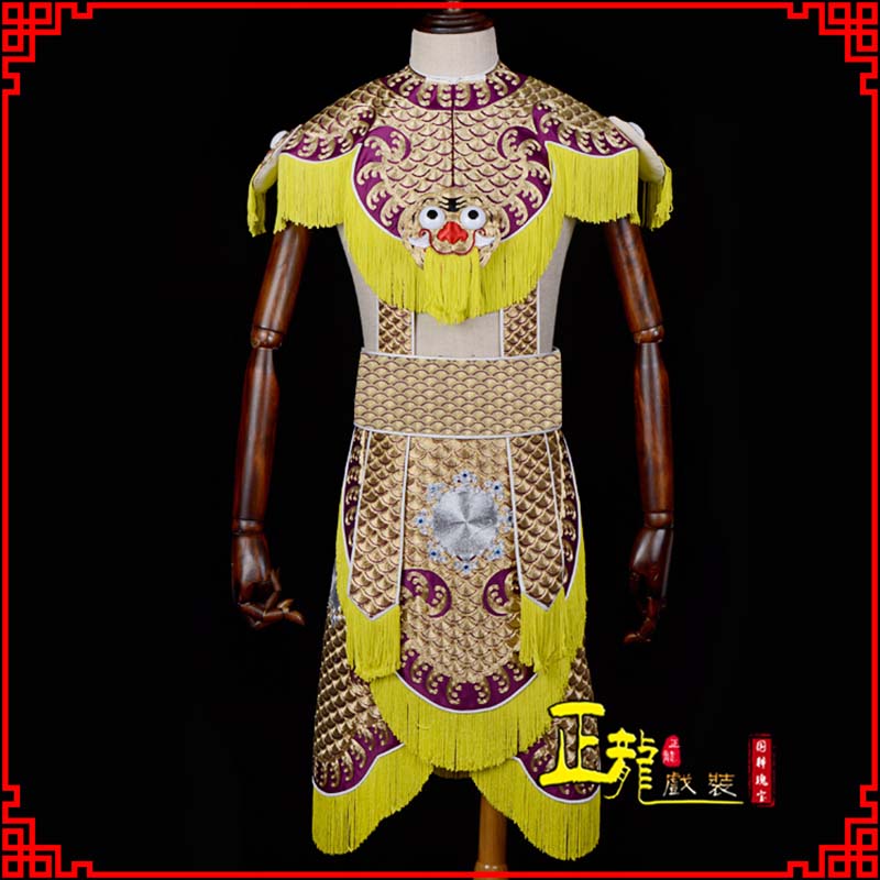 肇东武将士兵云肩鱼鳞侉子